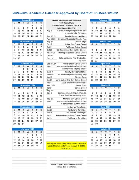 Fuqua Academic Calendar